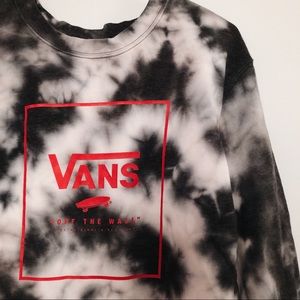 Tie Dye Vans Sweatshirt
